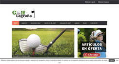 Desktop Screenshot of golflogrono.com
