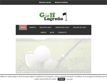Tablet Screenshot of golflogrono.com